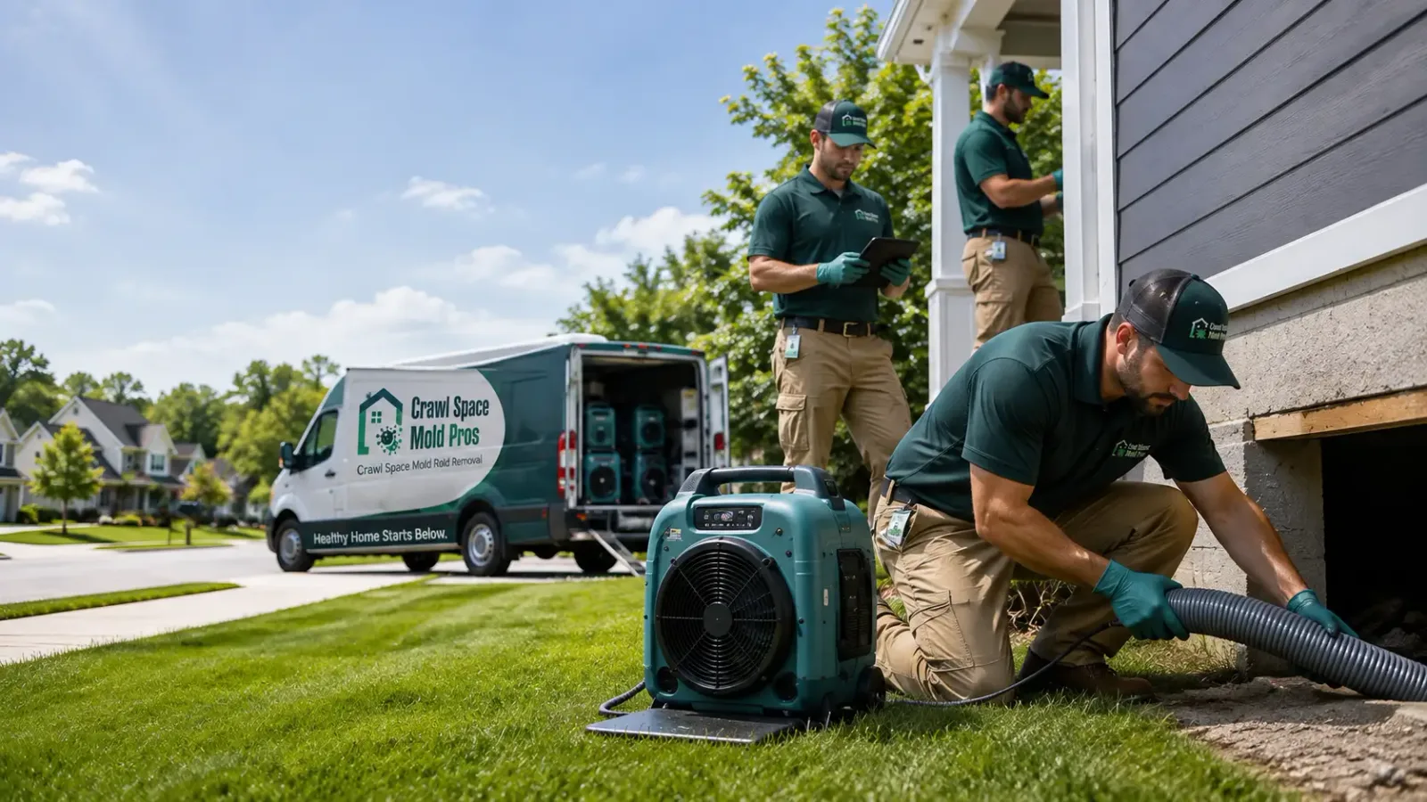 Crawl Space Mold Removal in Grover Beach, CA